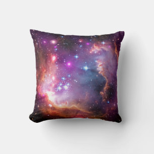 Falln Angelic Galaxy Throw Pillow