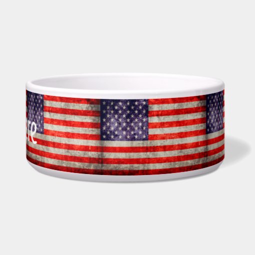 Falln Antique American Flag Bowl | Zazzle