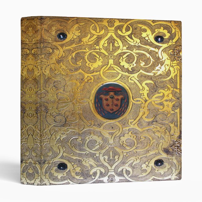Falln Antique Golden Swirls Book Binder (Front/Spine)