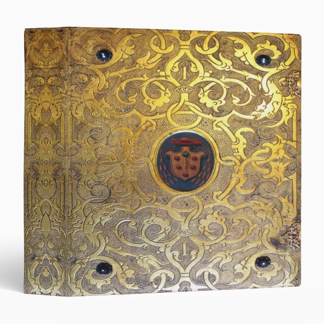 Falln Antique Golden Swirls Book Binder (Front/Spine)