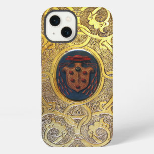 Falln Antique Golden Swirls Book iPhone 13 Case