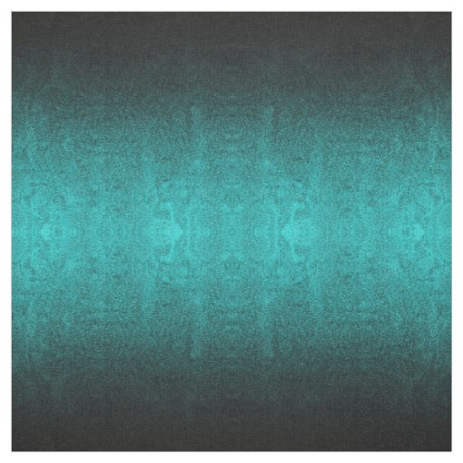 Falln Aqua & Black Glitter Gradient Fabric