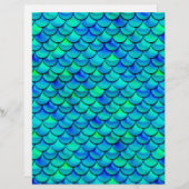 Falln Aqua Blue Scales (Front/Back)