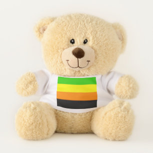 Falln Aromantic Pride Flag Teddy Bear