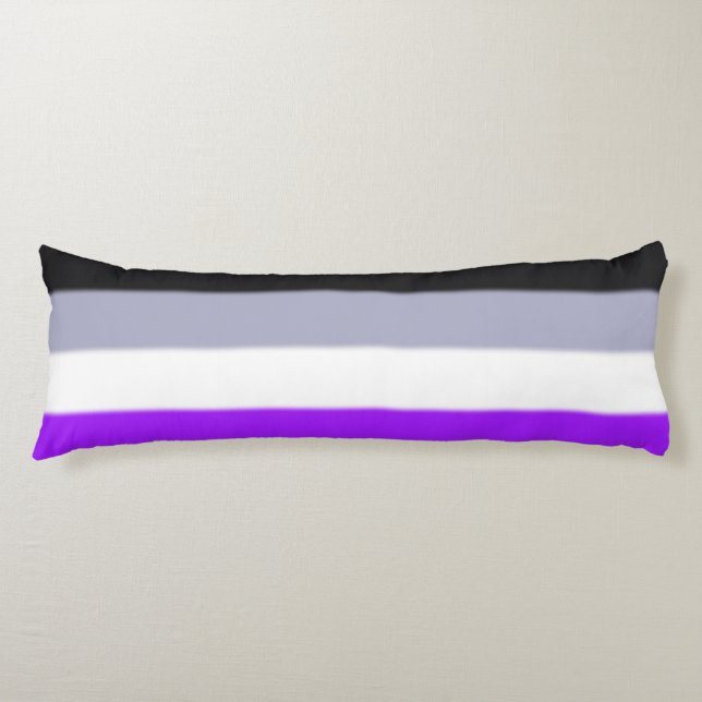 Falln Asexual Pride Flag Body Pillow (Front)