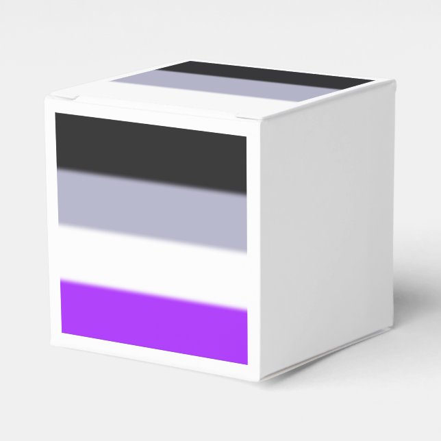 Falln Asexual Pride Flag Favor Boxes (Front Side)