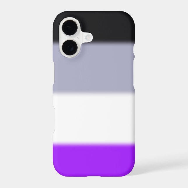 Falln Asexual Pride Flag Iphone Case (Back)
