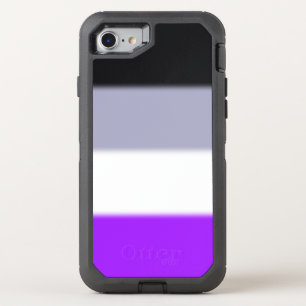Falln Asexual Pride Flag OtterBox Defender iPhone SE/8/7 Case