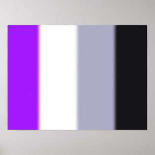 Falln Asexual Pride Flag Poster