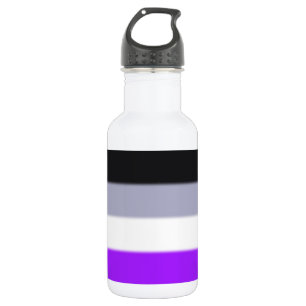 Falln Asexual Pride Flag Stainless Steel Water Bottle