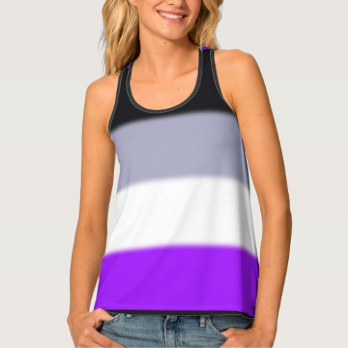 Falln Asexual Pride Flag Tank Top