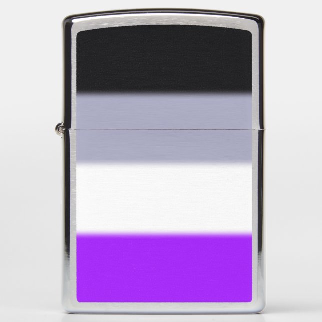 Falln Asexual Pride Zippo Lighter (Front)