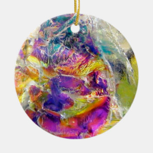 Falln Aura Crystal Ceramic Ornament