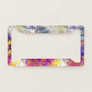 Falln Aura Crystal License Plate Frame