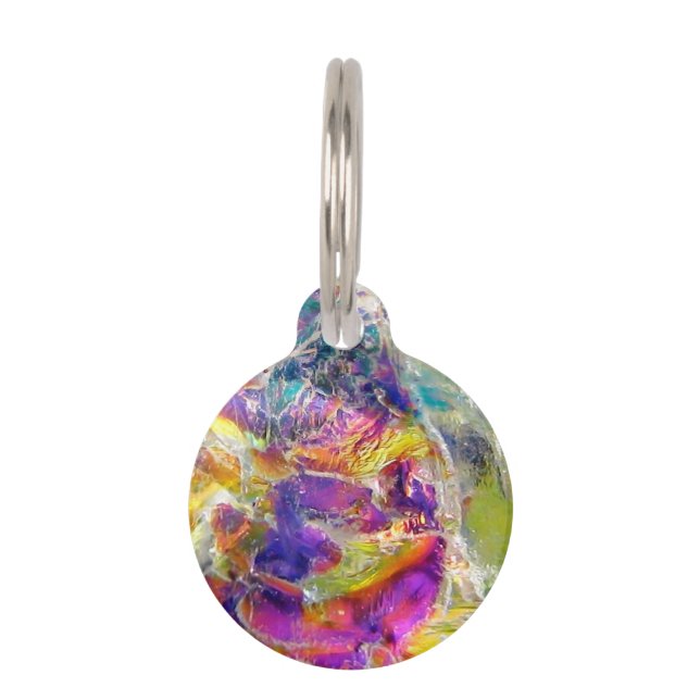 Falln Aura Crystal Pet ID Tag (Front)