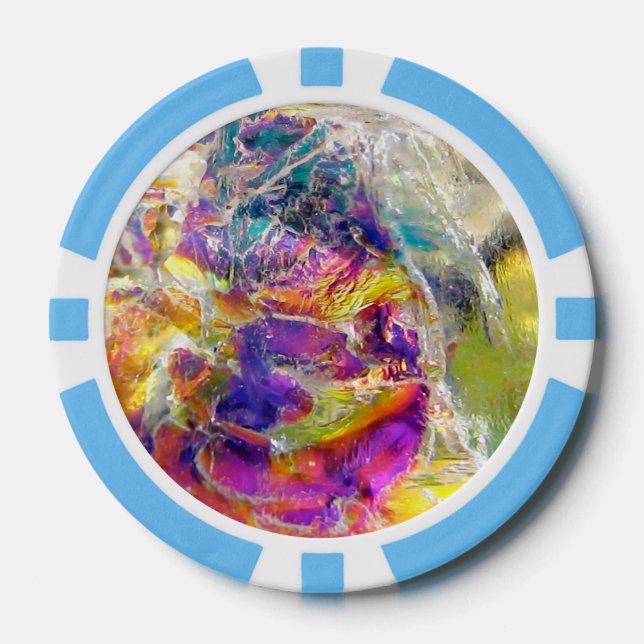 Falln Aura Crystal Poker Chips (Front)