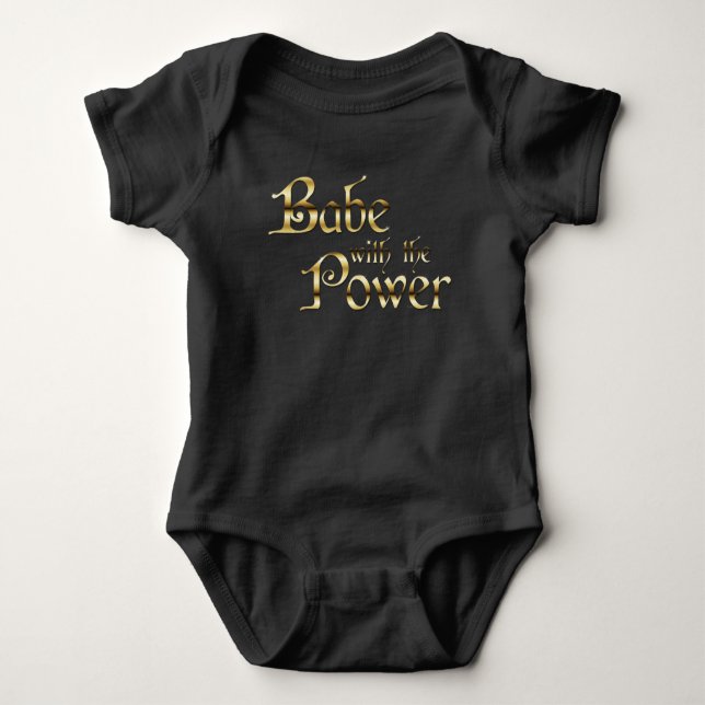 Falln Babe With The Power Baby Bodysuit (Front)
