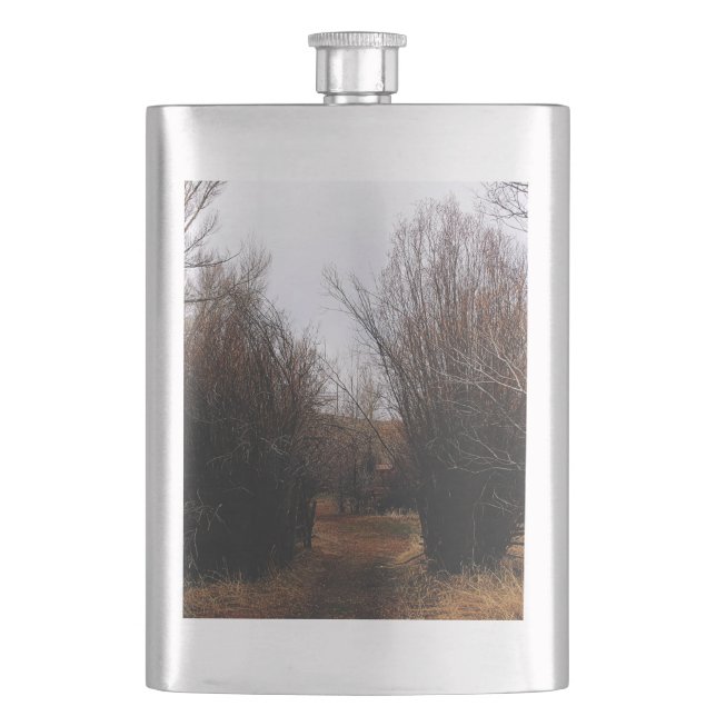 Falln Bannack Overgrowth Flask (Front)