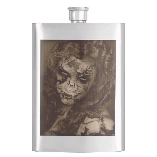 Falln Beautiful Decay Flask (Front)