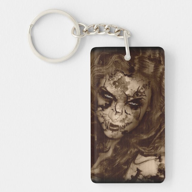 Falln Beautiful Decay Keychain (Front)