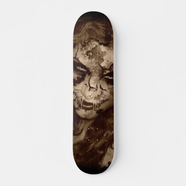 Falln Beautiful Decay Skateboard (Front)