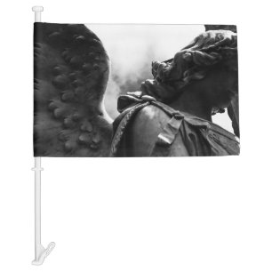 Falln Between Darkness and Light Car Flag
