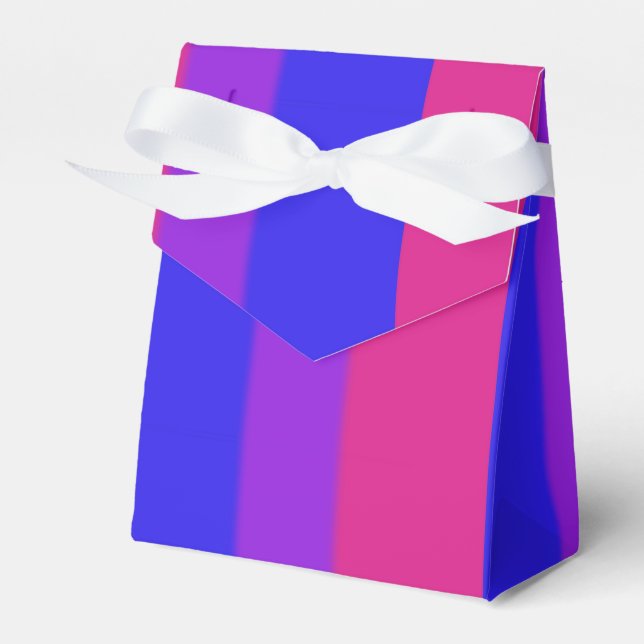 Falln Bisexual Pride Flag Favor Boxes (Front Side)