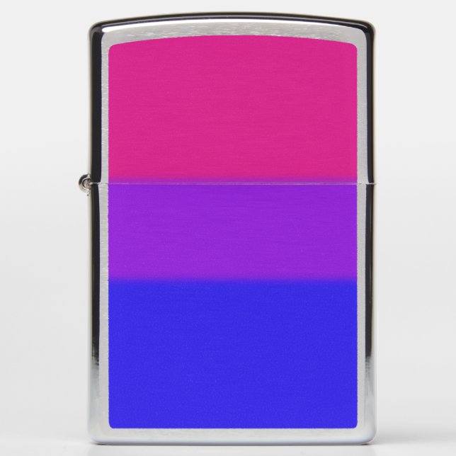Falln Bisexual Pride Zippo Lighter (Front)