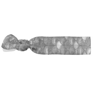 Falln Black and White Scales Hair Tie