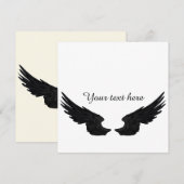 Falln Black Angel Wings (Front/Back)