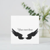 Falln Black Angel Wings (Standing Front)