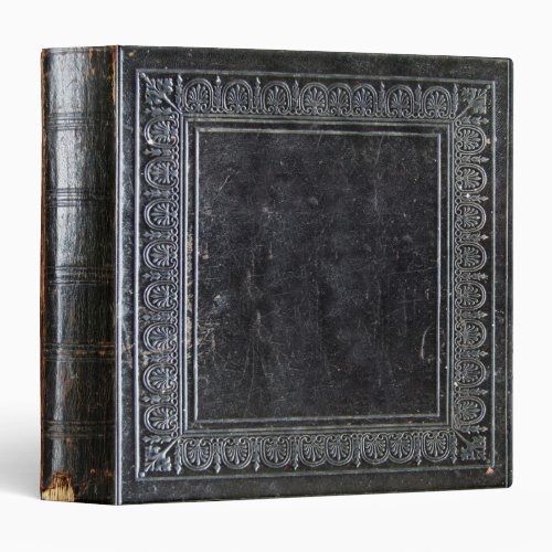 Falln Black Antique Book 3 Ring Binder