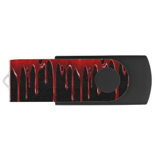 Falln Blood Drips Black Flash Drive
