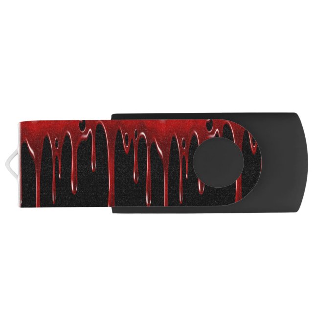 Falln Blood Drips Black Flash Drive (Back)