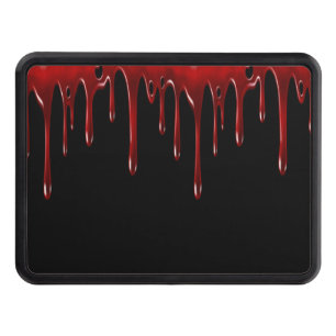 Falln Blood Drips Black Hitch Cover