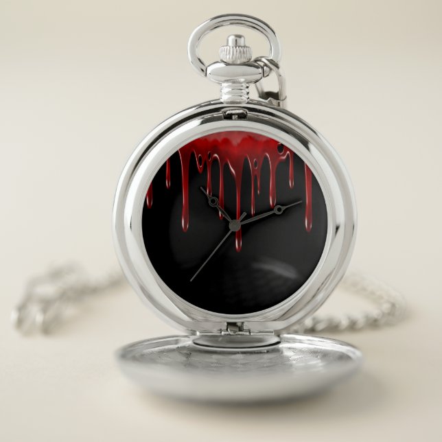 Falln Blood Drips Pocket Watch (Inside)