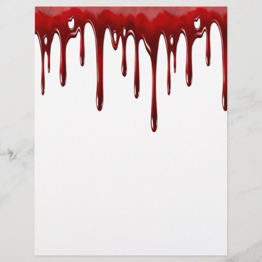 Falln Blood Drips White (Front)