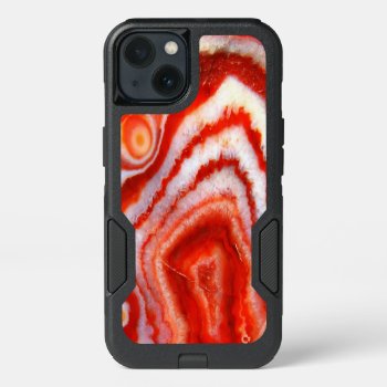 Falln Blood Orange Agate Iphone 13 Case by FallnAngelCreations at Zazzle