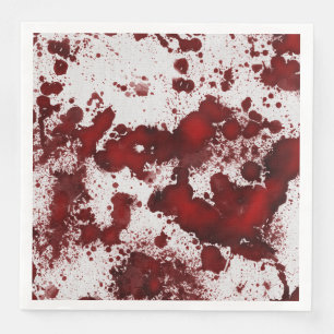 Falln Blood Stains Paper Dinner Napkins
