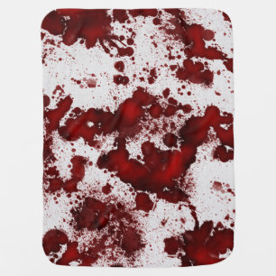 Falln Blood Stains Receiving Blanket