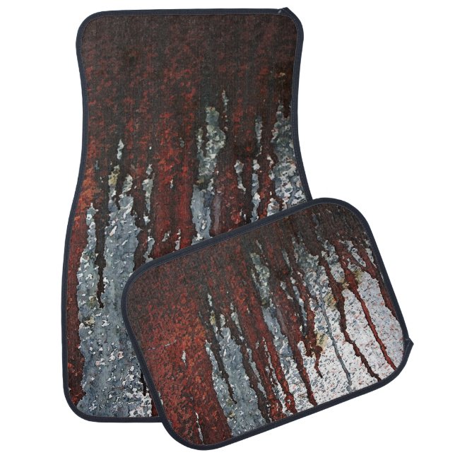 Falln Bloody Rust Drips Car Floor Mat (Set)