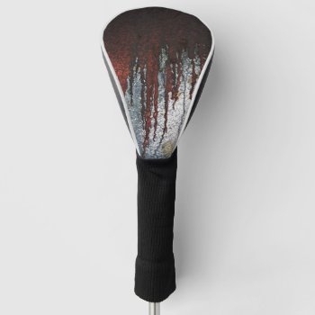 Falln Bloody Rust Drips Golf Head Cover by FallnAngelCreations at Zazzle