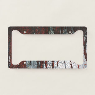 Falln Bloody Rust Drips License Plate Frame