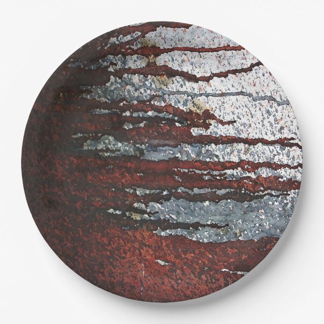 Falln Bloody Rust Drips Paper Plates (Front)