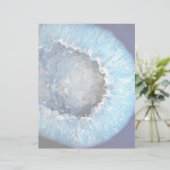 Falln Blue Crystal Geode (Standing Front)