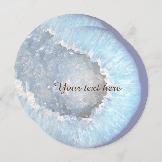 Falln Blue Crystal Geode (Front/Back)
