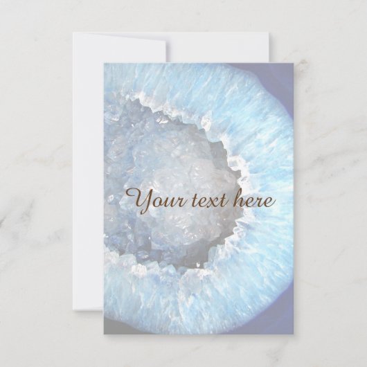 Falln Blue Crystal Geode (Front)