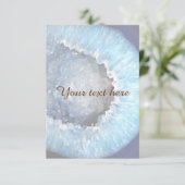 Falln Blue Crystal Geode (Standing Front)