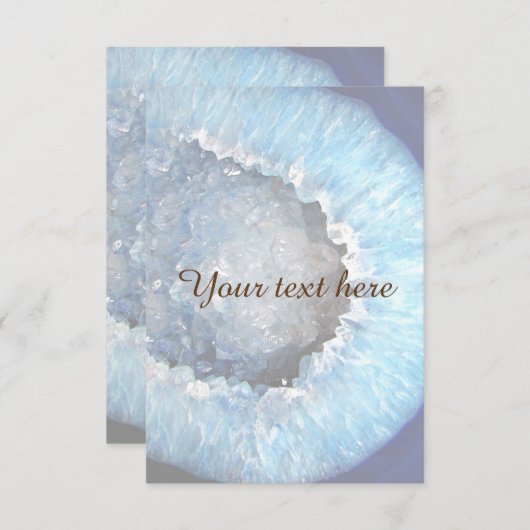 Falln Blue Crystal Geode (Front/Back)