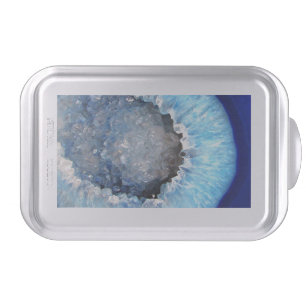 Falln Blue Crystal Geode Cake Pan